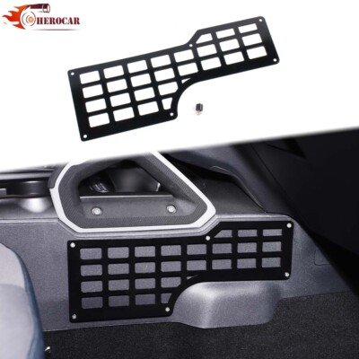 Black Inner Center Console Storage Hanging Panel Organizer For 2021+ Ford Bronco