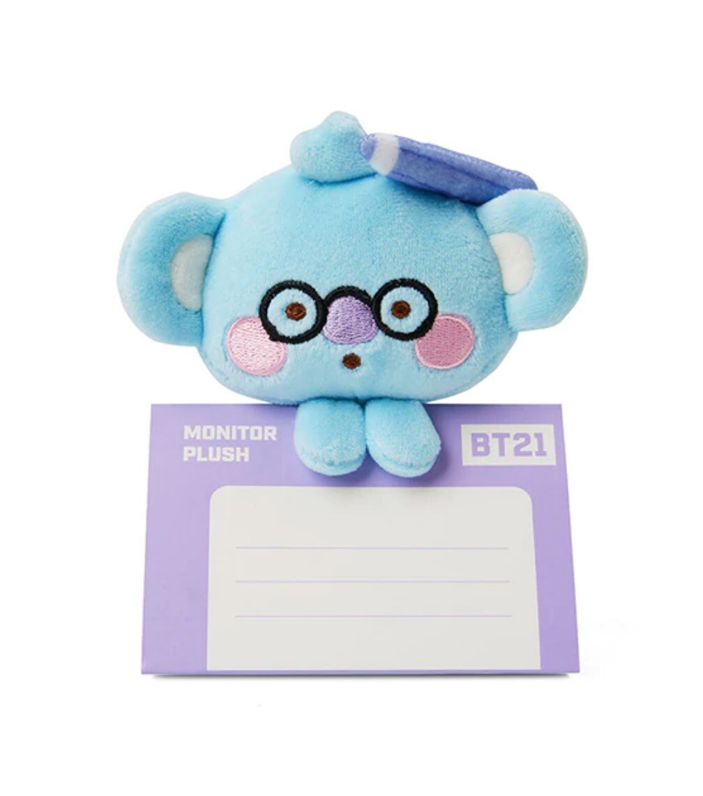 BT21 Official Goods Koya baby Study with Me Monitor Plush Doll