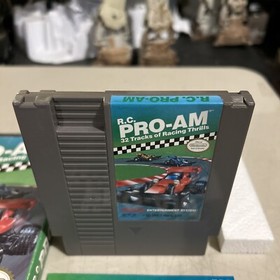 Nintendo NES R.C. Pro-Am Game Box Manual Cartridge Tested Working
