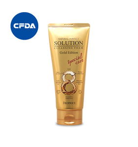 solution cleansing foam gold edition