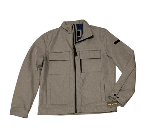 Giacca taschino Michael Kors grigia zip davanti uomo taglia M media nuova con etichetta