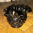 New ListingFenton Black Hobnail Art Glass Bowl Glossy Finish Ruffled Edge