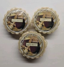 Yankee Candle Maple Walnut Wax Potpourri Tarts Set Of 3