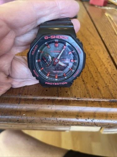 Vtg  CASIO G-SHOCK GA-B2100 IC2388B Black Men's Watch Untested As Is