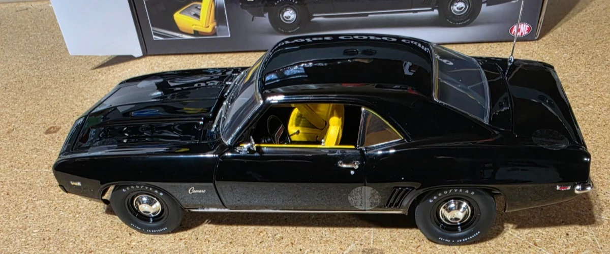 アーテル/'69 Chevyシボレー Camaroカマロ 2200台限 1/18 1/18ダイキャスト シボレーカマロがやっぱり熱い！【イジリーズ・ルーム】