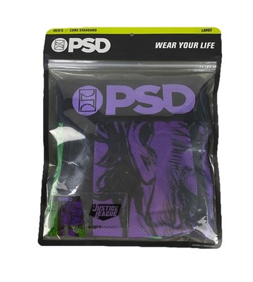 PSD Justice League Core Standard Fit 7'' Joker Split Mens Underwear Size L