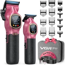 Professional Hair Clippers for Men, Professional Barber Clippers and Trimmer Set