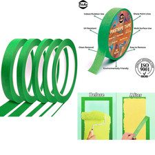 5 Rolls Pinstripe Tape - Masking Tape 116 18 14 12 34 - Thin