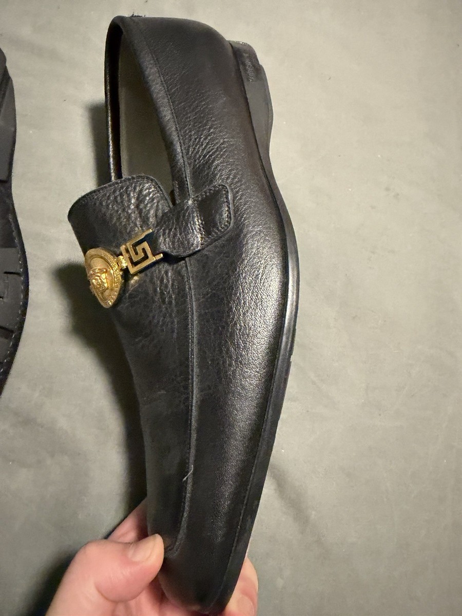 Versace Medusa Apron Toe Loafer Sz 9 Men's EU 42 | eBay
