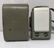 Ansco Anscoflex II Vintage TLR 620 Format Film Camera W/ Case - GOOD