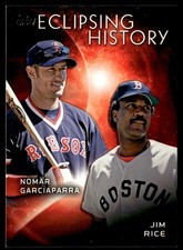 2015 Topps Eclipsing History Jim Rice/Nomar Garciaparra Boston Red Sox #EH-8