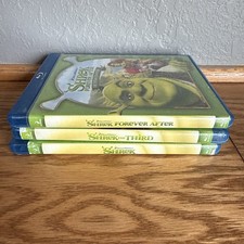 Shrek 1, 3, 4 Shrek, Shrek The Third  Shrek Forever After Blu Ray