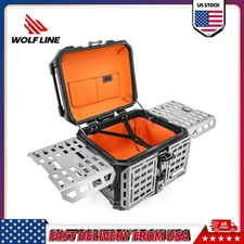 45L Protective Armor Universal Fit Motorcycle Top Case Tail Box Luggage Trunk