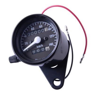 1pcs LCD Universal Motorcycle Dual Odometer Speedometer Speedo Meter Gauge
