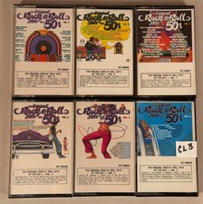 Original Rock n Roll Hits of the 50s Cassette Tapes CL3