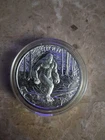 New ListingINTAGLIO MINT BIGFOOT 1 Troy Ounce .999 Fine Silver Sasquatch Crypitid Art Round