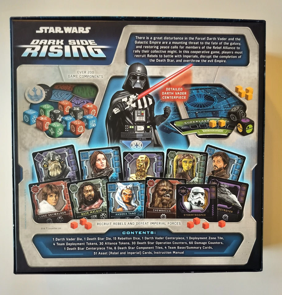 Star Wars Dark Side Rising Board Game OP Games - Image 2 of 4