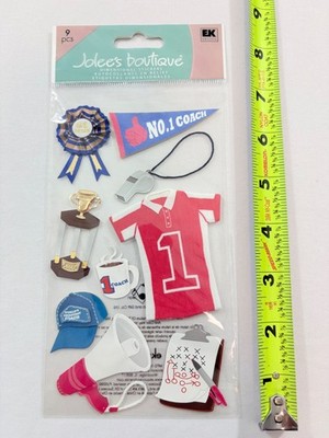 JOLEE S BOUTIQUE STICKERS / NO 1 COACH / DIMENSIONAL