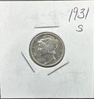 1931-S Mercury Head Silver Dime