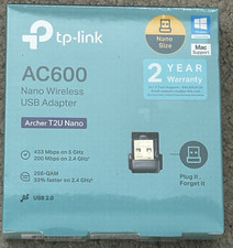 New TP-LINK Archer T2U Nano AC600 Wireless USB Adapter