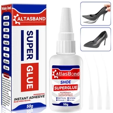 Shoe Glue, Clear Super Adhesive for Sole Repair, Instant Bond Various Materials