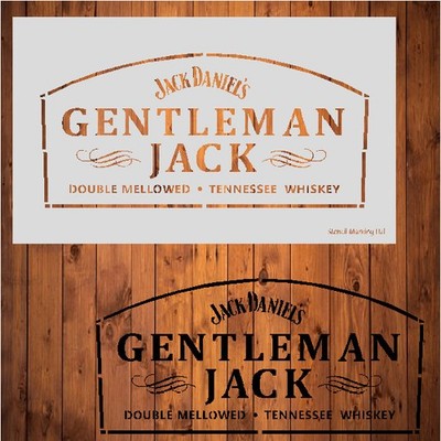 Gentleman Jack Stencil - Majestic Floral Stencil Template Reusable for Wall Art,