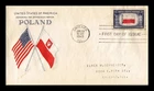 POLAND OVERRUN COUNTRIES FDC SCOTT 909 GRIMSLAND CACHET US COVER