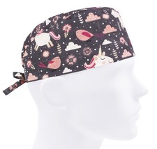 Mens scrub caps, surgical cap, scrub hats fancy, funny surgery hat, Unicorn caps