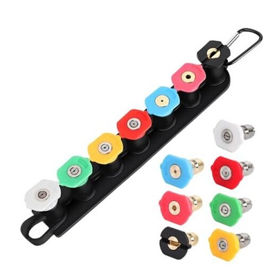 #ad Pressure Washer Tips Set of 7 Pressure Washer Nozzle Tips with 7 Tips Holder $15.68