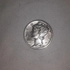 1945 MERCURY DIME CIRCULATED 90% SILVER