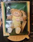 1983 Coleco Cabbage Patch Kids Strawberry Blonde Girl Yellow Dress - NEW IN BOX