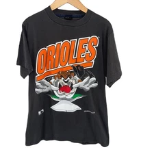 Baltimore Orioles Taz Looney Tunes MLB Graphic short sleeve T shirt NH9928