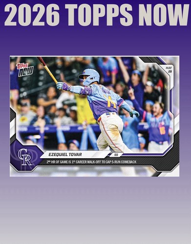 2026 Topps Now #266 Ezequiel Tovar