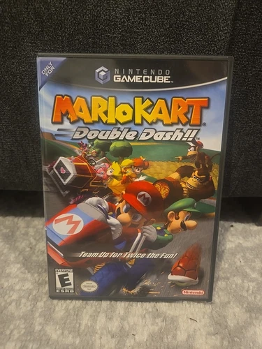 Mario Kart Double Dash!! (Nintendo GameCube) Complete CIB W Inserts - Authentic