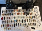 Star Wars Kenner vintage lot 100 figures w/ accessories/weapons Darth Vader case