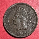1906 US Indian Head Cent! XF! SHARP! Old US Coin!