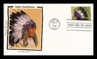 Colorano Silk Cachet Indian Headdresses Flathead First Day Cover