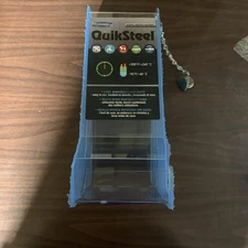 Quiksteel Reinforced Epoxy Putty Metal Plastics Glass Repair Weld 24 Count