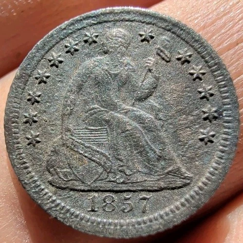 1857-O Seated Liberty Half Dime — photo from another recent sale