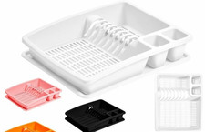 Dish Drainer Rack – Multi-Color Sink Drainer, Draining Board Rack for Kitchen