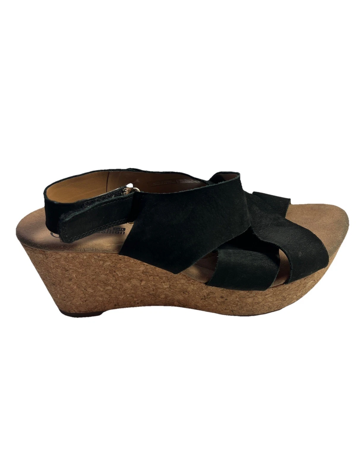 Clarks sandalo donna rosa Erin zeppa cinturino taglia US 8 5