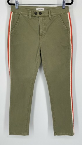 FRAME Le Beau Crop Chino Pants Women 