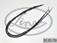 Linex 32.01.70 Cable, Parking Brake For Opel