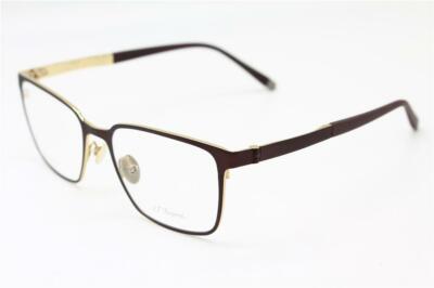 NEW ST DUPONT DP- G205 C3 BROWN GOLD AUTHENTIC FRAMES EYEGLASSES DP-G205 52-17