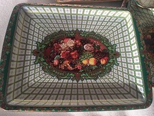 LOT of 9 VTG 'Daher Decorated Ware' Small Tin Trays Made in England Platters