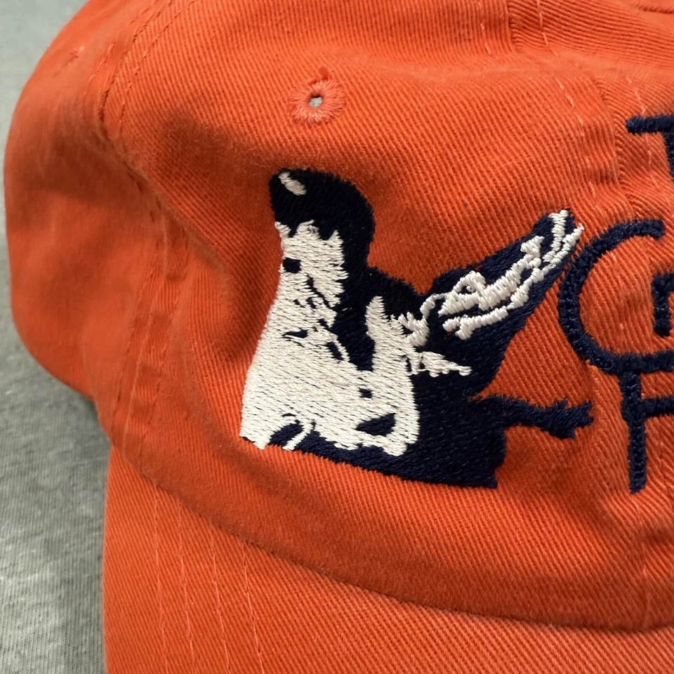 Vintage Crocodile Hunter Hat Embroidered Rare Y2K Animal Planet Orange Outdoors - Image 2 of 4