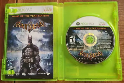 Batman: Arkham Asylum Game of the Year Edition Xbox 360 1000150449 - Best  Buy