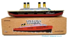 TITANIC TIN TOY STEAM POP-POP BOAT CLASSIC TOY REPLICA NEW - SALE!