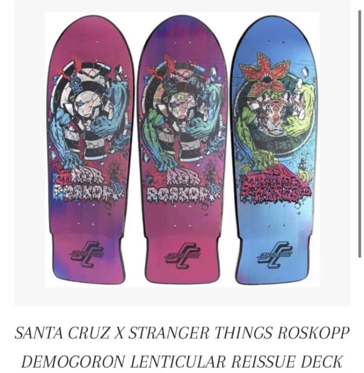 サンタクルーズ ストレンジャーシングス roskopp デッキ 【公式通販】