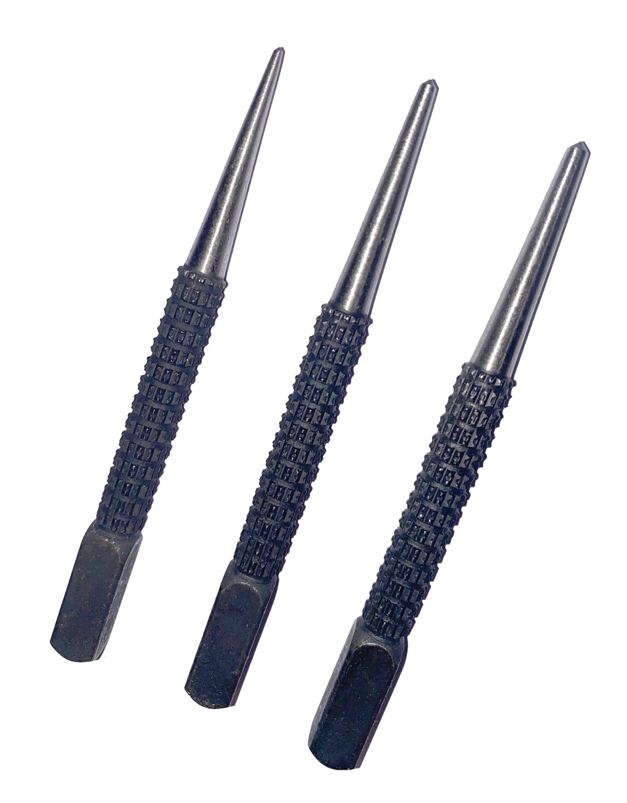 3pc Centre Punch Set Center 1.5mm 2.5mm 3mm Metal Sheet Steel Wood Scribe Mark